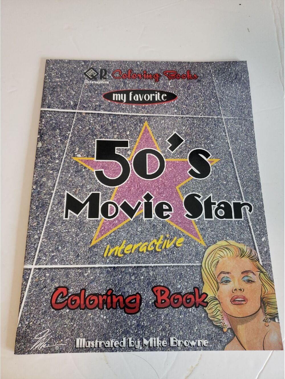 50s Movie Star Adult Coloring Book